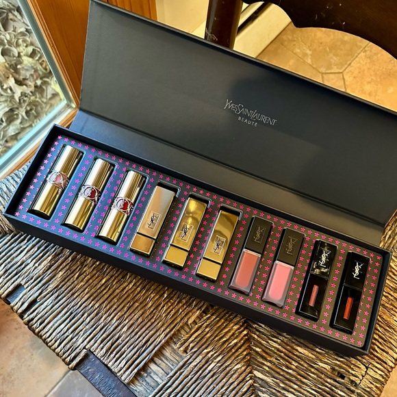 ✨♥️ YSL beauty Lip Vault 💋 includes 10 lippies ♥️✨ - Picture 1 of 10